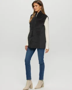 Reversible Select Shearling Lamb Vest With Select Cashmere & Wool Back