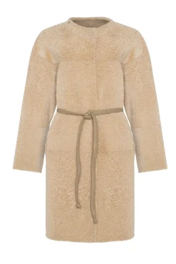Reversible Shearling Lamb Short Coat