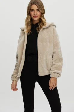 Reversible Shearling Lamb Zip Parka