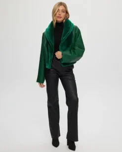 REVERSIBLE SHEARLING LAMB JACKET