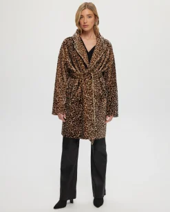 REVERSIBLE SHEARLING LAMB STROLLER, BELT