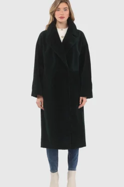 Reversible Textured Shearling Lamb Short Coat