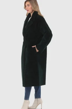 Reversible Textured Shearling Lamb Short Coat