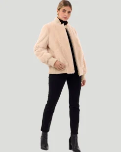 Select Cashmere Goat Bomber Jacket