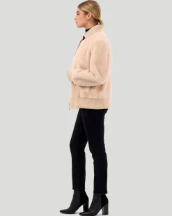 Select Cashmere Goat Bomber Jacket