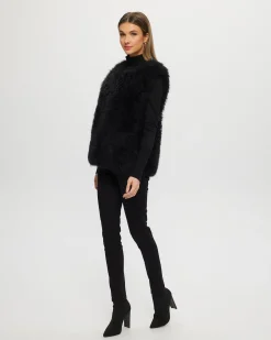 Select Cashmere Goat Collarless Vest