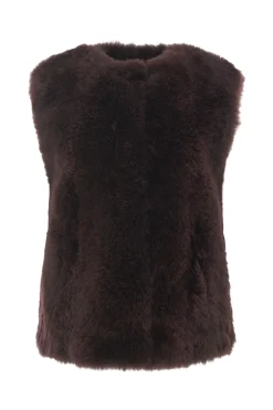 Select Cashmere Goat Collarless Vest
