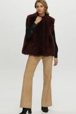 Select Cashmere Goat Collarless Vest