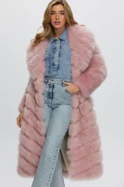 Select Cashmere Goat Diagonal Coat