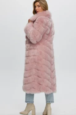 Select Cashmere Goat Diagonal Coat