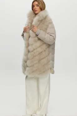 Select Cashmere Goat Diagonal Stroller With Loro Piana Cashmere Sleeves And Back