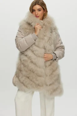 Select Cashmere Goat Diagonal Stroller With Loro Piana Cashmere Sleeves And Back