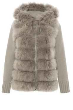 Select Cashmere Goat Parka With Loro Piana Cashmere Sleeves And Back