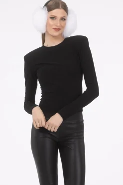 Select Lamb Earmuffs With Leather Frame