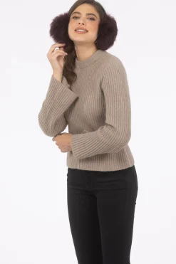 Select Lamb Earmuffs With Leather Frame