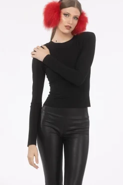 Select Lamb Earmuffs With Leather Frame