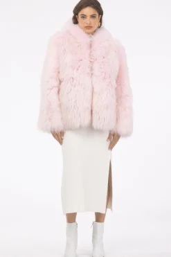 Select Lamb Hooded Jacket