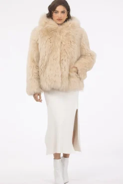 Select Lamb Hooded Jacket