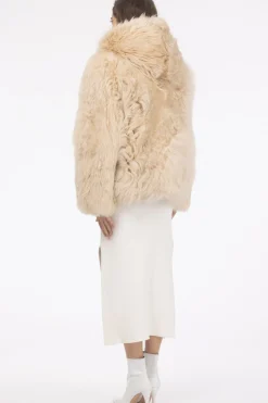 Select Lamb Hooded Jacket