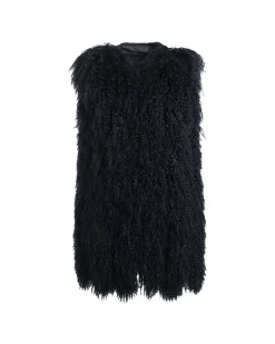 Select Mongolian Lamb Vertical Layer Vest