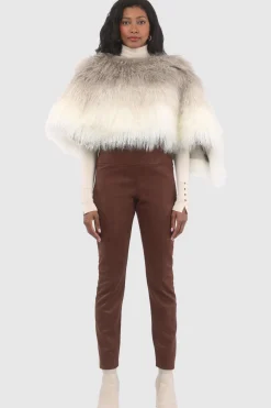 Select Mongolian Shearling Lamb Shawl