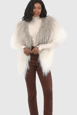 Select Mongolian Shearling Lamb Shawl