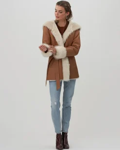 Select Shearling Lamb Jacket With Toscana Trim And Cuffs