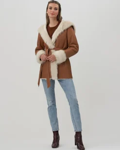 Select Shearling Lamb Jacket With Toscana Trim And Cuffs