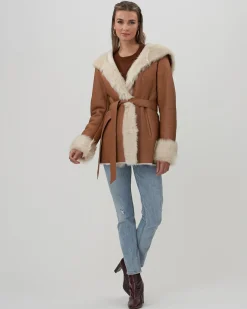 Select Shearling Lamb Jacket With Toscana Trim And Cuffs