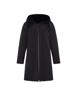 Select Shearling Lamb Parka Reversible To Nylon