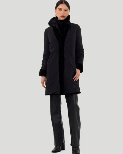 Select Shearling Lamb Stroller, Reversible To Taffeta With Belt