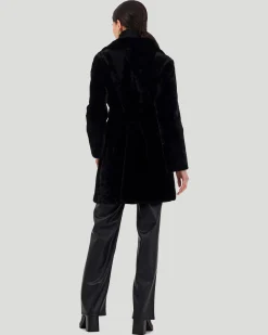 Select Shearling Lamb Stroller, Reversible To Taffeta With Belt