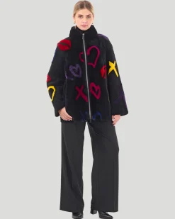 Select Shearling Lamb Zip Jacket