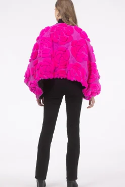 Select Shearling/Suede Lamb Floral Embroidered Jacket Reversible To Loro Piana Cashmere & Wool