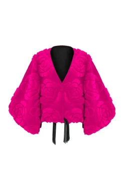 Select Shearling/Suede Lamb Floral Embroidered Jacket Reversible To Loro Piana Cashmere & Wool