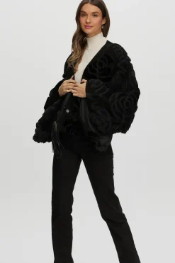 Select Shearling/Suede Lamb Floral Embroidered Jacket Reversible To Loro Piana Cashmere & Wool