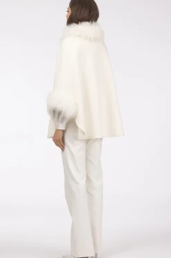 Select Wool Cape With Select Lamb Collar And Cuffs