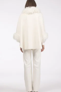 Select Wool Cape With Select Lamb Collar And Cuffs