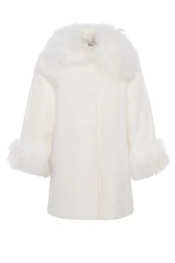 Select Wool Cape With Select Lamb Collar And Cuffs