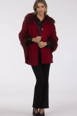Select Wool Cape With Select Lamb Collar And Cuffs