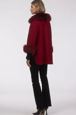 Select Wool Cape With Select Lamb Collar And Cuffs