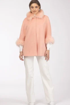 Select Wool Cape With Select Lamb Collar And Cuffs