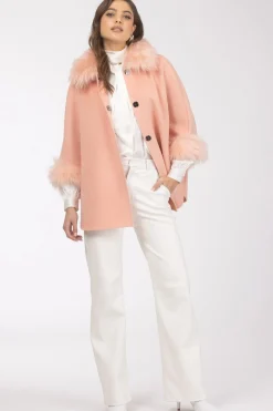 Select Wool Cape With Select Lamb Collar And Cuffs