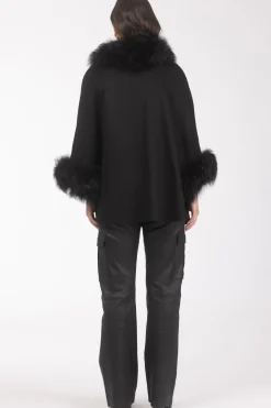 Select Wool Cape With Select Lamb Collar And Cuffs
