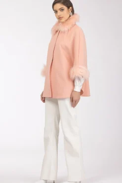 Select Wool Cape With Select Lamb Collar And Cuffs