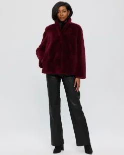 SHEARED CASHMERE GOAT JACKET