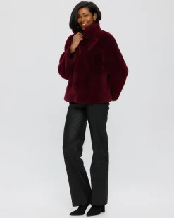 SHEARED CASHMERE GOAT JACKET