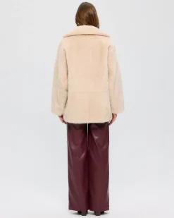 SHEARED CASHMERE GOAT JACKET