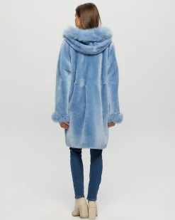Shearling Lamb Parka With Select Cashmere Goat Trim And Cuffs