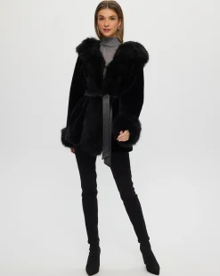 Shearling Lamb Reversible Jacket With Select Select Cashmere Goat Details